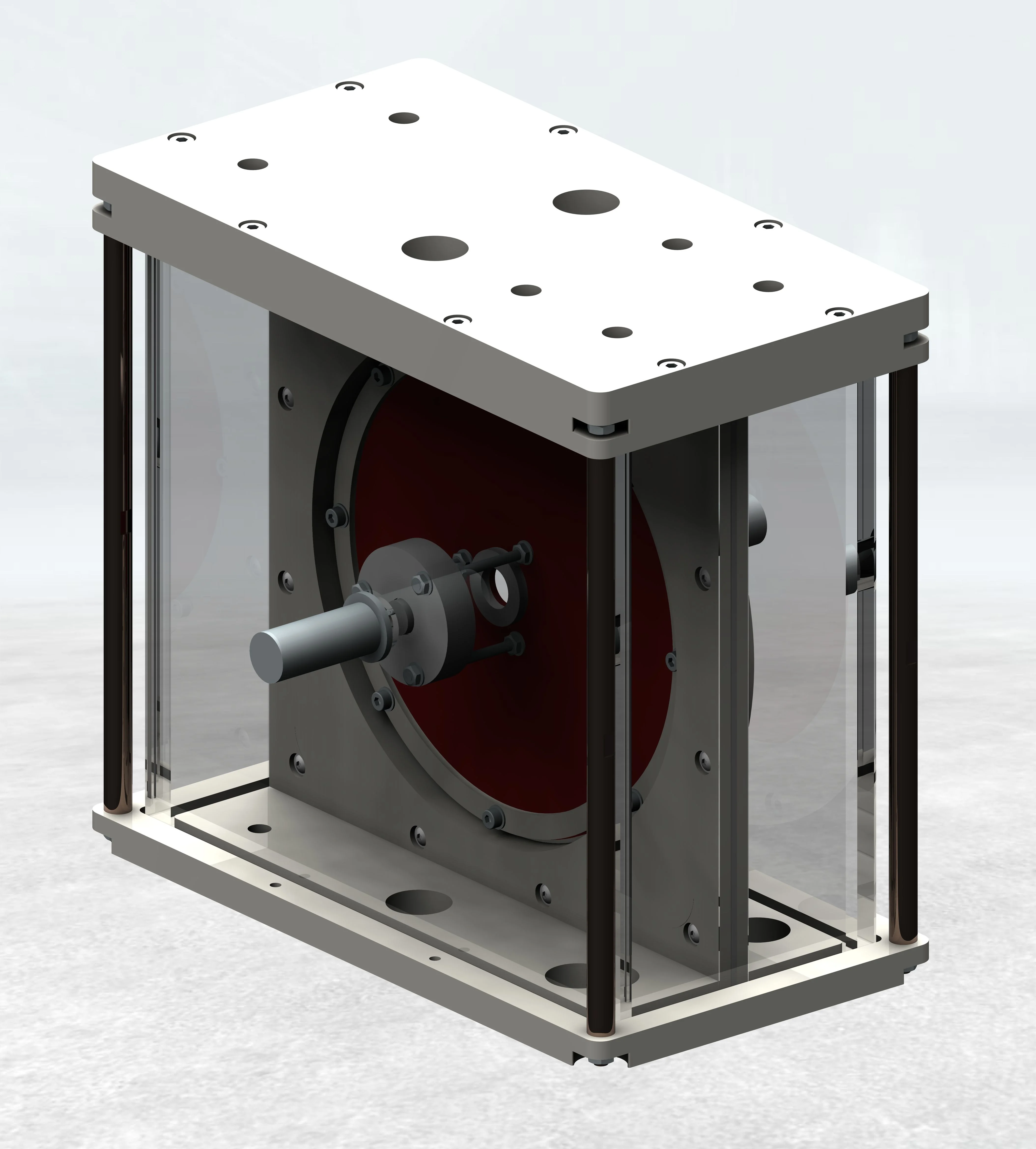 Occluder hydrodynamisch Prüfaufbau